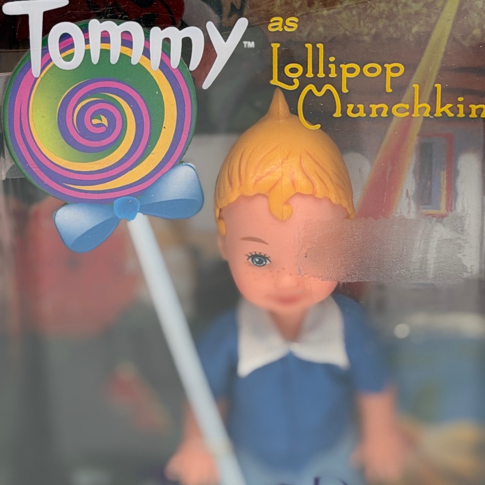Mattel Wizard of Oz Tommy as Lollipop Munchkin Doll 1999 Vintage 25823 NIB